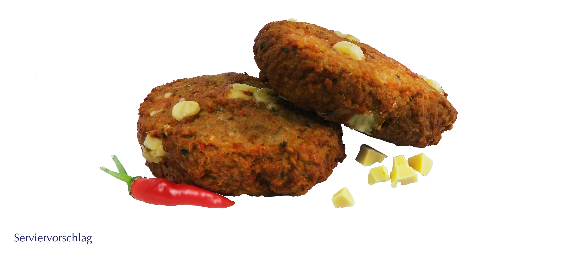 Geflügel-Frikadellen Chili Cheese, 10 Stück