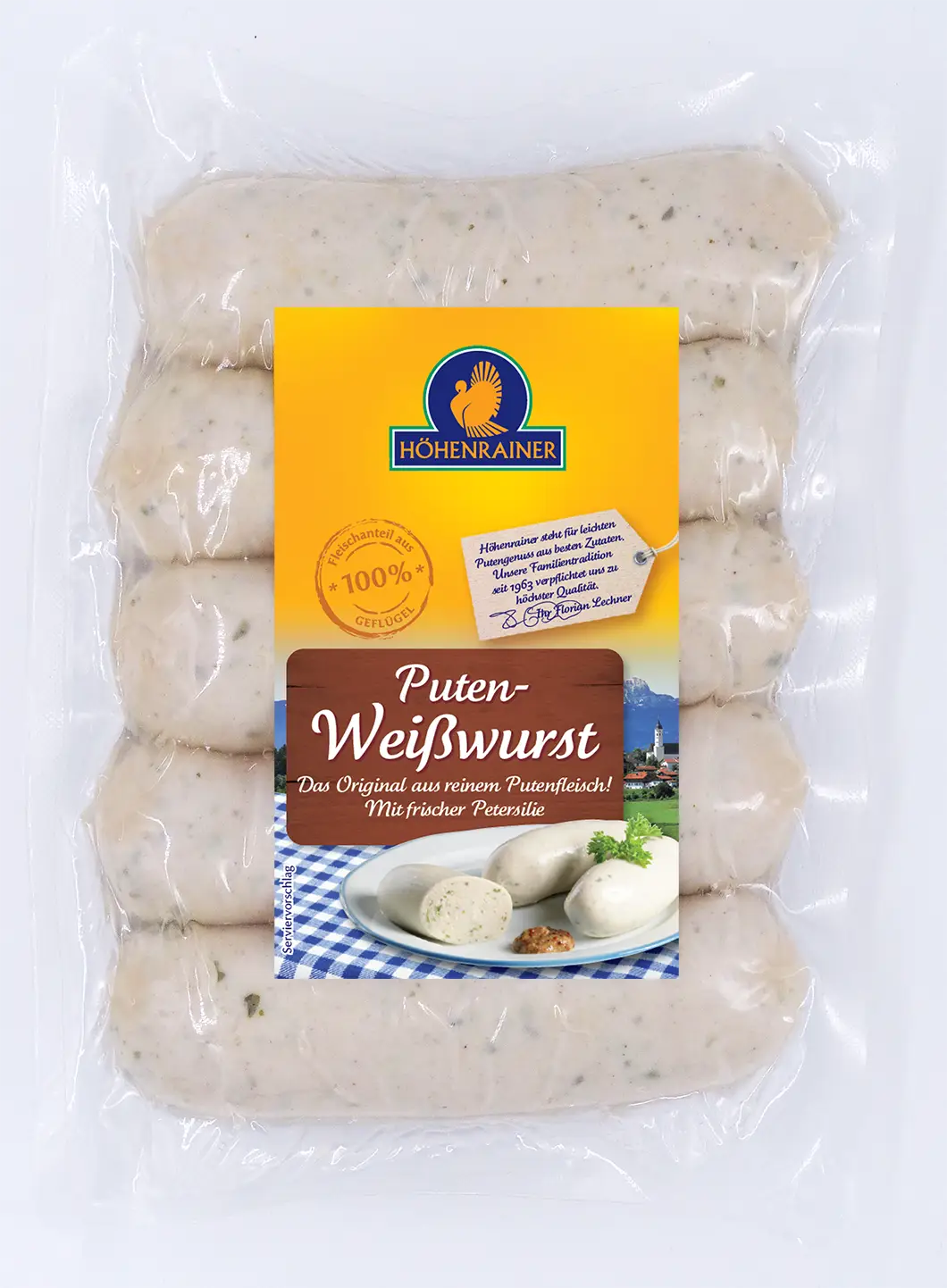 Höhenrainer Puten-Weißwurst.