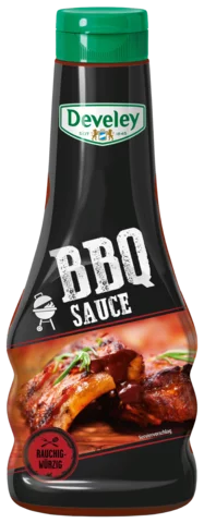 develey-bbq-sauce-250-ml-squeeze-flasche Develey BBQ Sauce 250 ml Squeeze-Flasche.