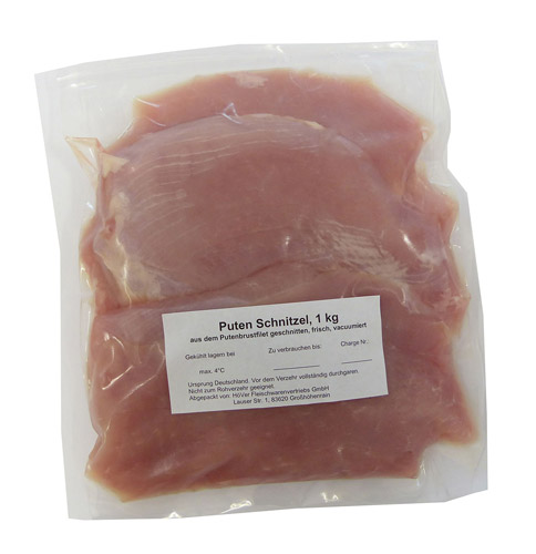 Puten-Schnitzel in Premiumqualität.