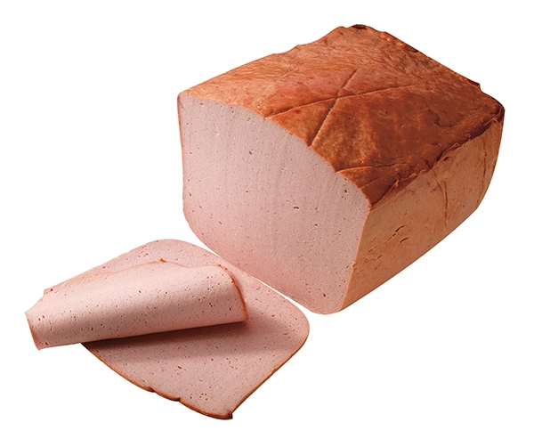 Puten-Leberkäse gebacken, 2 kg Gebackener Höhenrainer Puten-Leberkäse, 2 kg.