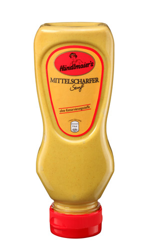 haendlmaier-mittelscharfer-senf-225-ml-squeeze-flasche Händlmaier Mittelscharfer Senf 225 ml Squeeze-Flasche.