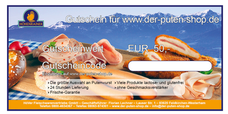 50 € Gutschein Höhenrainer.