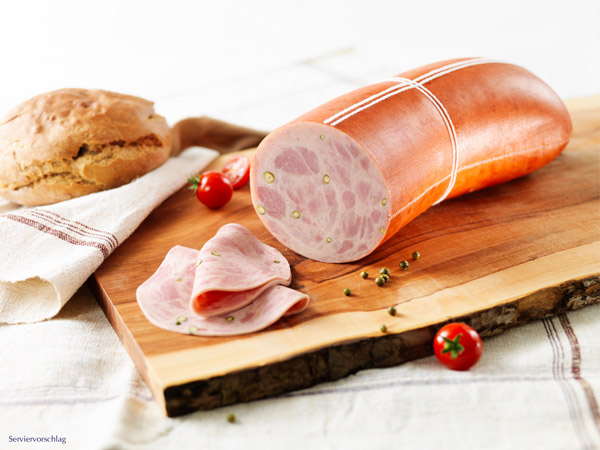 Puten-Krakauer im Leinendarm, ganze Stange, 1,45 kg.