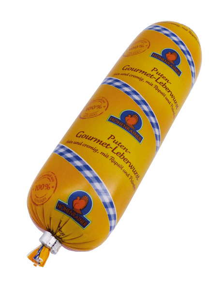 Feine Puten-Gourmet-Leberwurst .